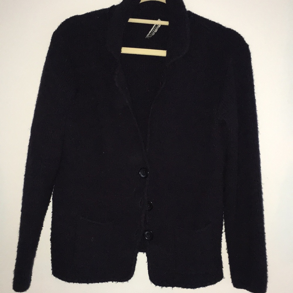 Anthropologie Wool/acrylic collard cardigan.